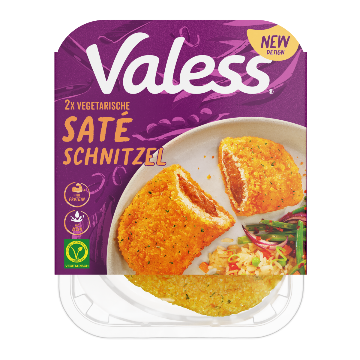 Vegetarische Saté Schnitzel